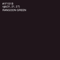 #1F151B - Rangoon Green Color Image